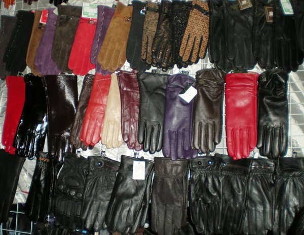 Womens' 100% Real Leather Gloves goat Leather skin gloves LEATHER GLOVES Womens 10pairs/lot