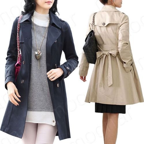 Womens Casual Windbreaker Wind Tops Coat Slim Long Jackets Overcoat Moto Outwear XE0865