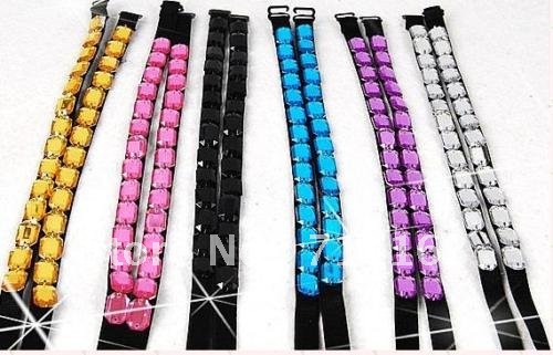Womens Girs Ladys Fashion Crystal Elastic Bra Shoulder Strap Bling Bling Shining Bra Strap Sexy Wholesale
