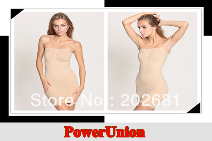 Womens Lady Body Shaper Dress Magic Skirt Bum Slimming Tummy Control Underwear Tube 500pcs Free shipping