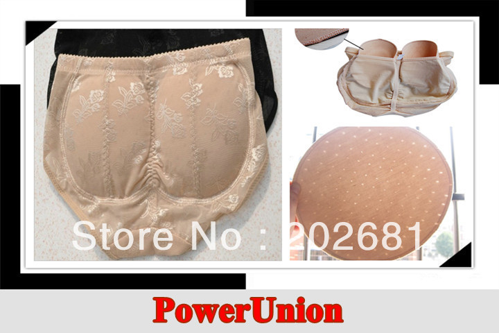 Womens Sexy Padded Panty Rear Enhancer Hip Butt Foam Pads Booty Booster Shaper Control Panties 150pcs Free shipping