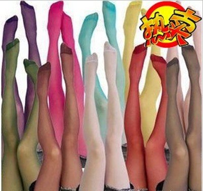 Womens Sexy Velvet leggings Tights 20D Thick Stockings Candy colors Pantyhose Colorful Black Zll-1154