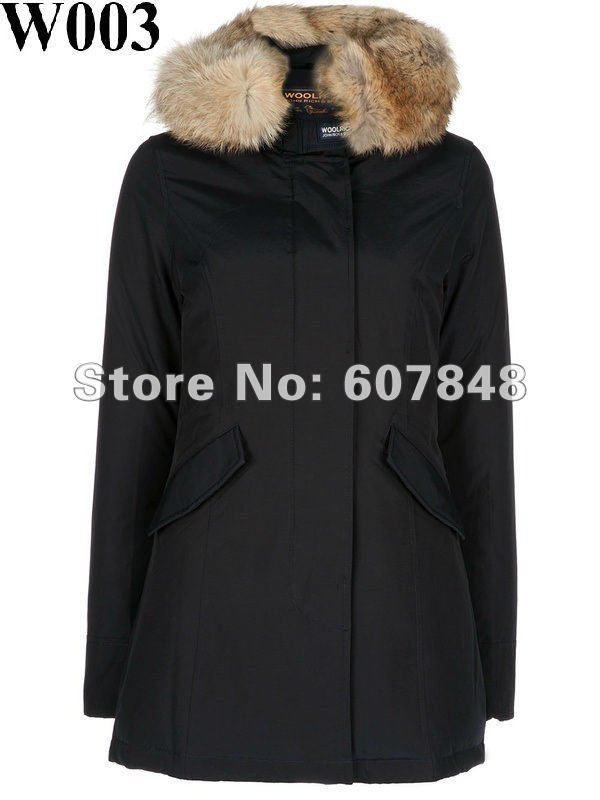 Womens Woolrich Artie Parka Winter Down Jackets Trekking Coat free shipping Best Quality W03