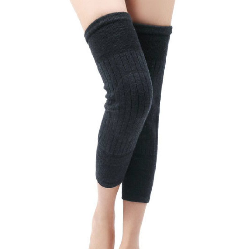 Wool thermal beauty care leg cover double layer thickening thermal socks thermal joint
