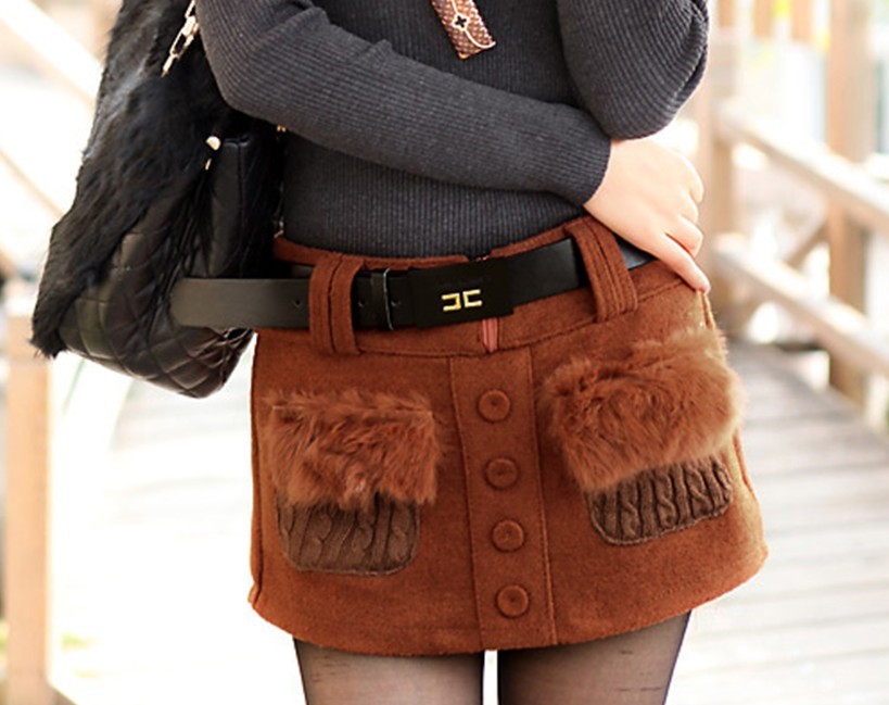 Woolen shorts autumn and winter 2012 women's plus size woolen boot cut jeans winter culottes legging