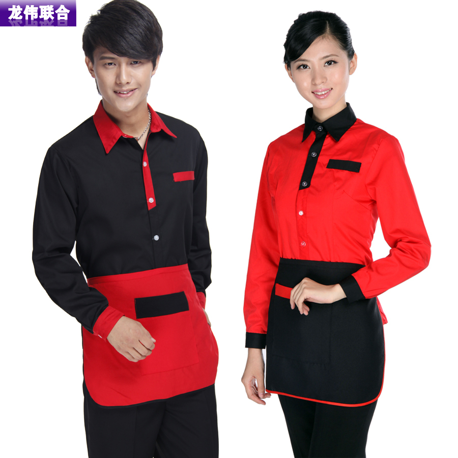 Work wear autumn and winter long-sleeve front desk work wear