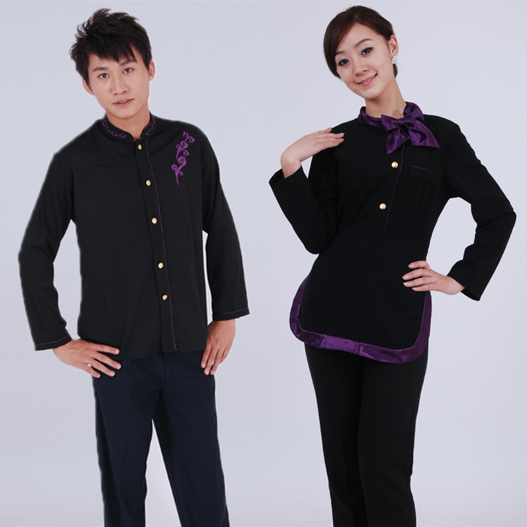 Work wear long-sleeve front desk uniform clothes female work wear autumn and winter