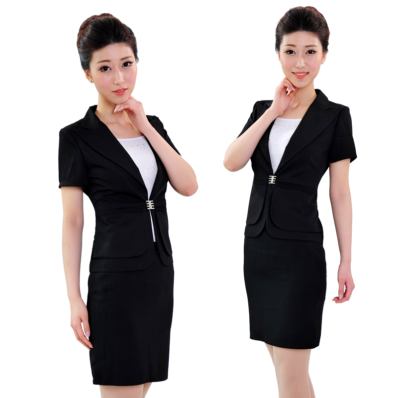 Work wear women ol set fashion slim women's formal work wear suit twinset dress