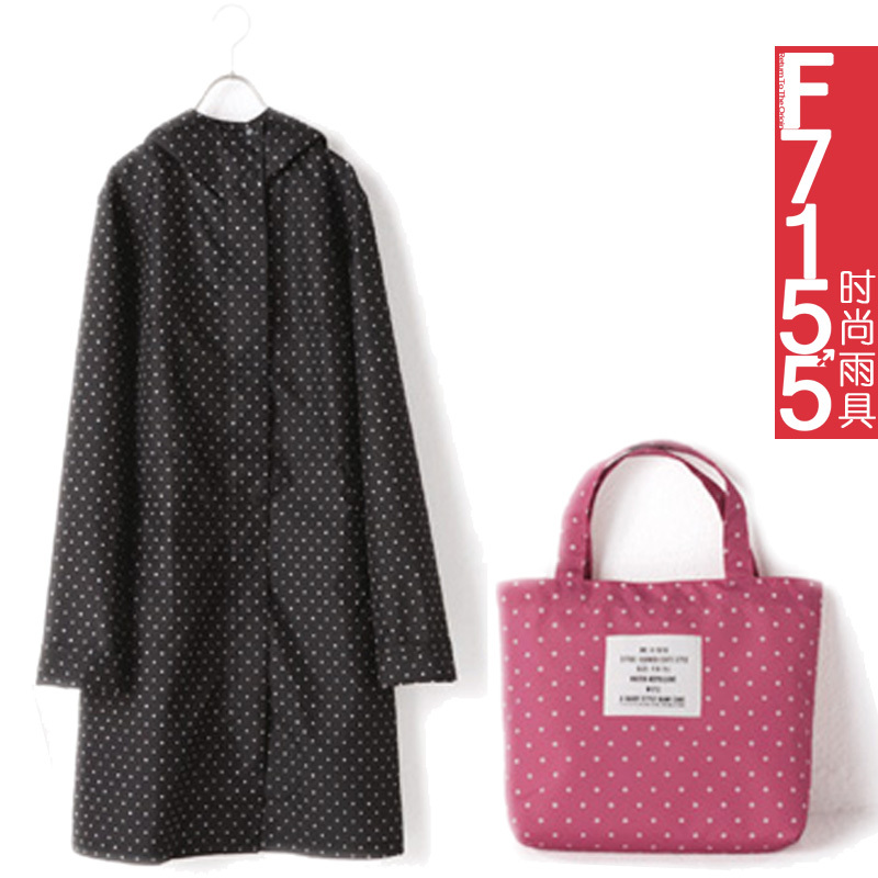 Wpc thin women's fashion polka dot trench basic Burberry poncho