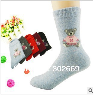 WY011 Hot-selling Women's woolen socks Lady's thicken warm tube socks 10 pairs/lot  free shipping