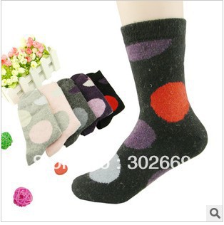 WY015  New Arrival Women's woolen socks Lady's thicken warm tube socks 10 pairs/lot  free shipping