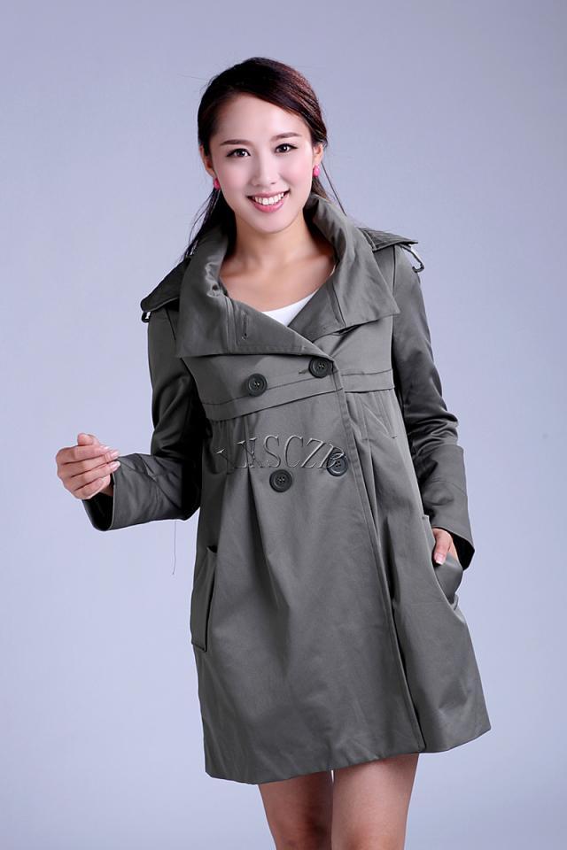 X . YING spring and autumn new arrival Women quality top fashion trench f1134055 699