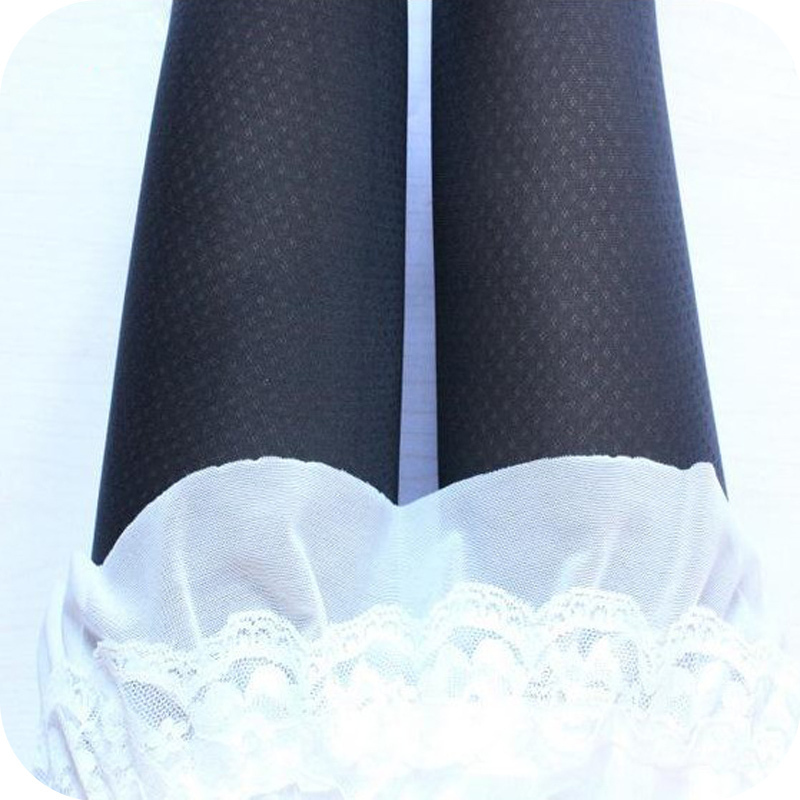 X0120 high quality vintage exquisite elegant decorative pattern thick pantyhose