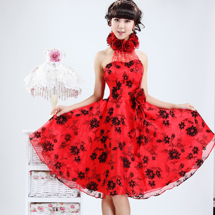X2510 quality red ceremonized dress suzhou wedding dress series