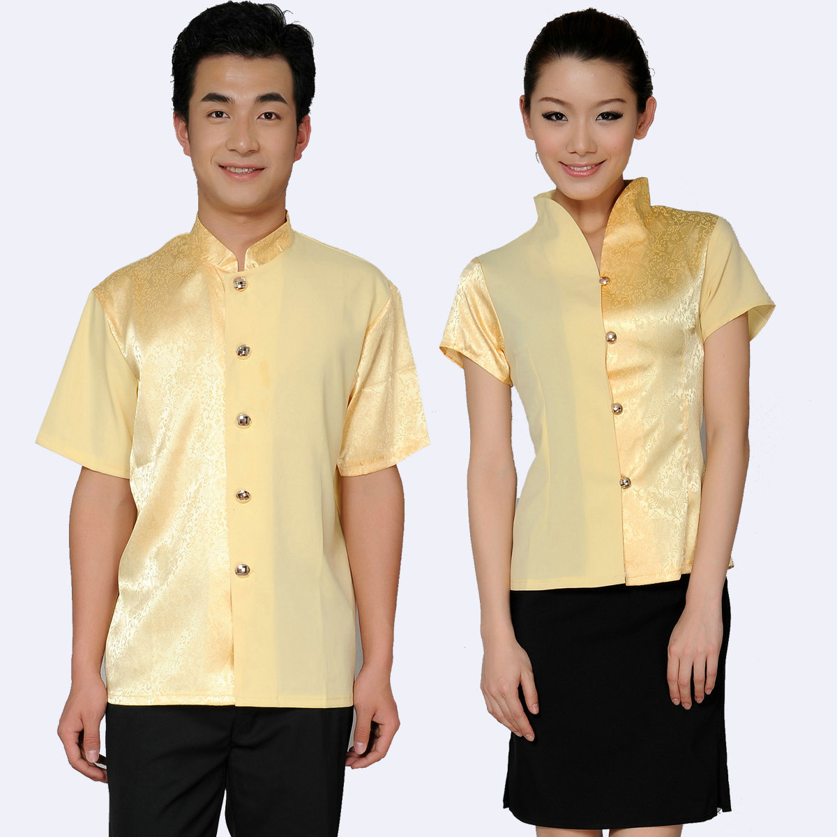 X26 uniforms summer short-sleeve pediluvium sauna, technicalness service work wear