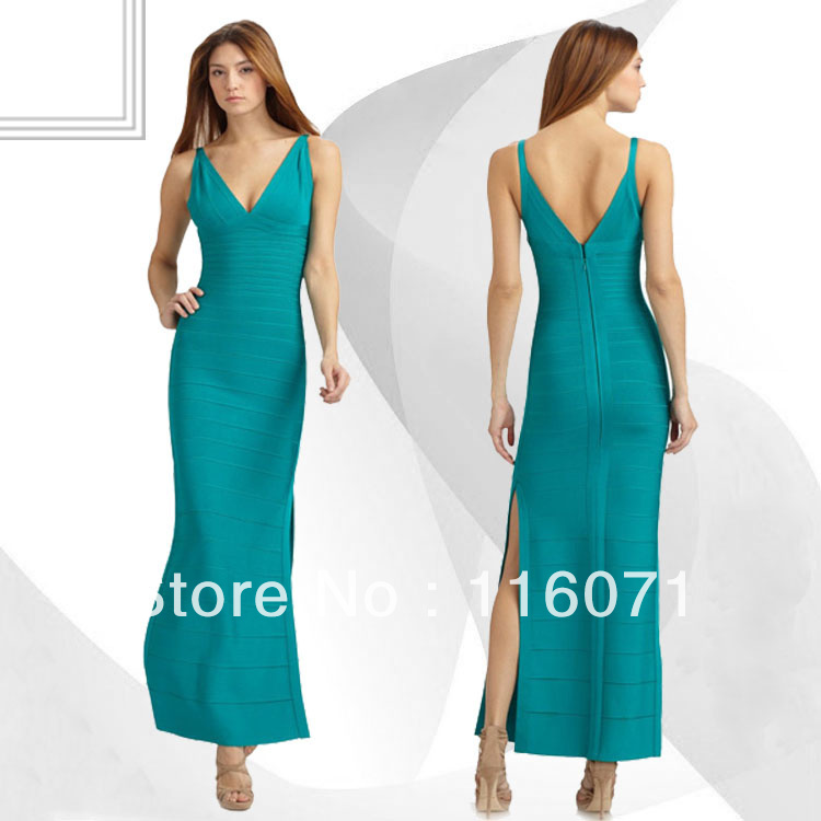 XL L M S XS Free shipping   Promotion 2013 New arrival SEXY Women's  V-neck off the shoulder Celebrity Red Carpet  Dress  HL