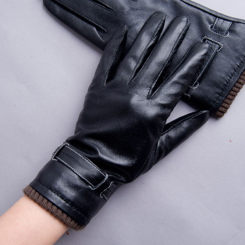 Yaoyao winter women's genuine leather gloves thermal gloves plus velvet gloves yy8606