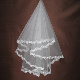 Yarn bridal veil accessories veil laciness beige veil ts-151