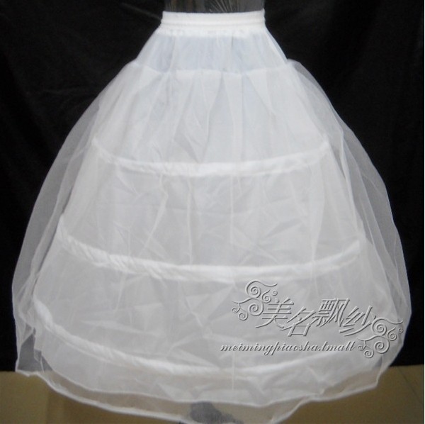 Yarn quality skirt wedding panniers skirt slip wedding dress yarn slip