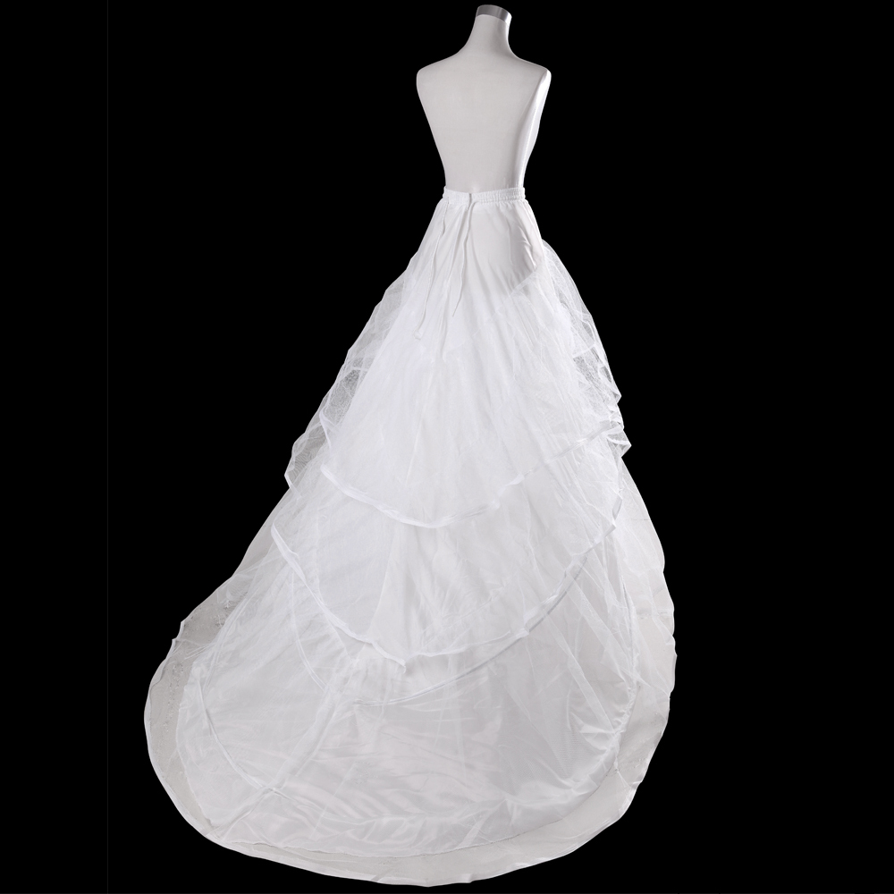 Yarn train bustle wedding dress formal dress accessories double-wire , double-layer gauze ultralarge panniers