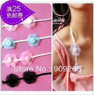 YBB A906 fashion lace flower halter-neck pectoral girdle invisible shoulder strap spaghetti strap