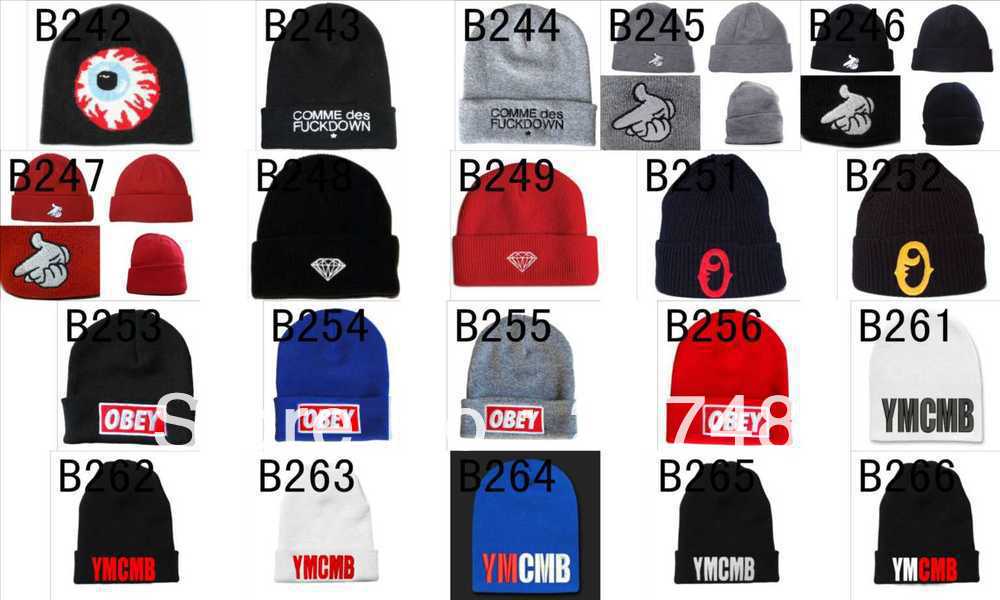 YMCMB supreme obey Pink Dolphin last king VSVP dope diamond Beanies hats wholesale & dropshipping