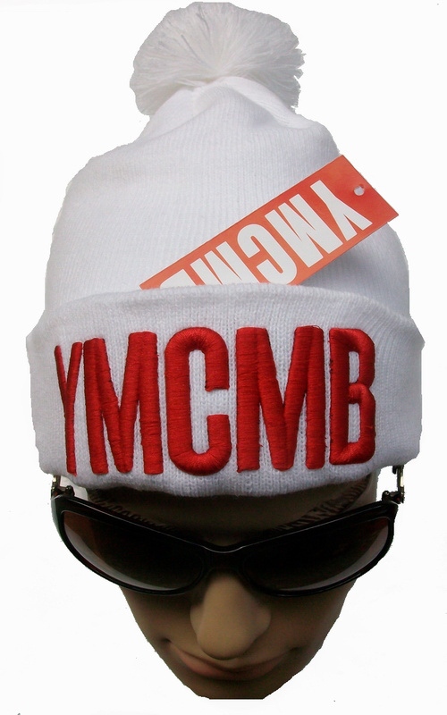 YMCMB white with red ymcmb BEANIE hats most popular sports caps top quality without min order accept mix order!