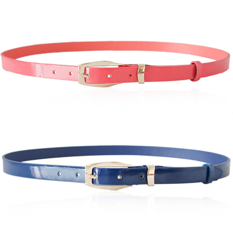 Yrxj all-match pin buckle women's japanned leather belt fashion casual clothing strap Women z1371