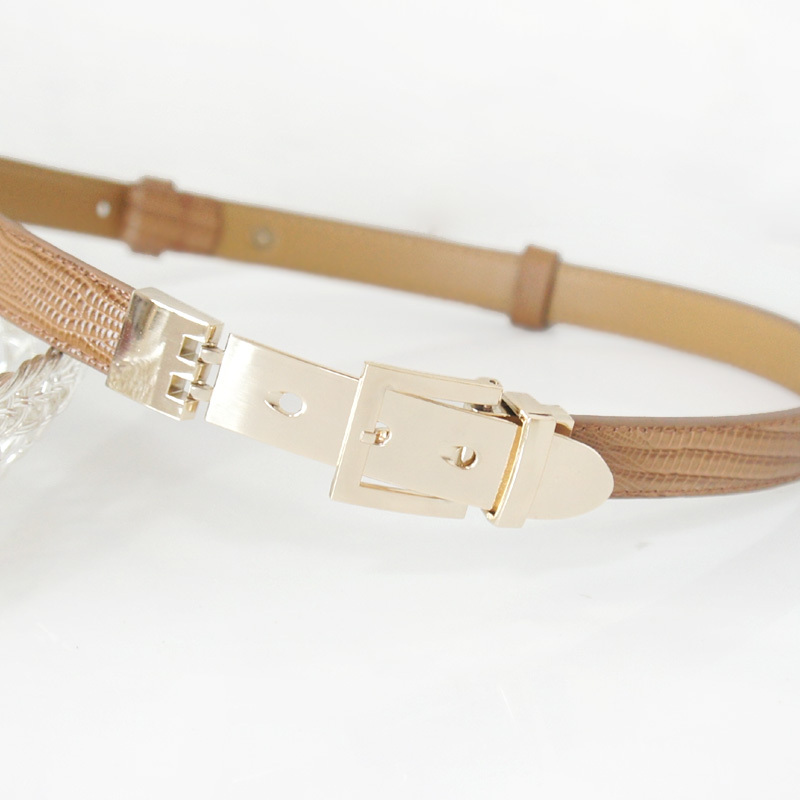 Yrxj crocodile pattern fashion all-match women's decoration belt genuine leather strap Women by81220
