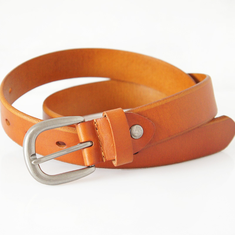Yrxj fashion pin buckle first layer of cowhide women's belt casual all-match genuine leather strap Women d109