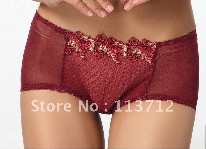yx-8839  lace cotton sex women's pants with free shipping