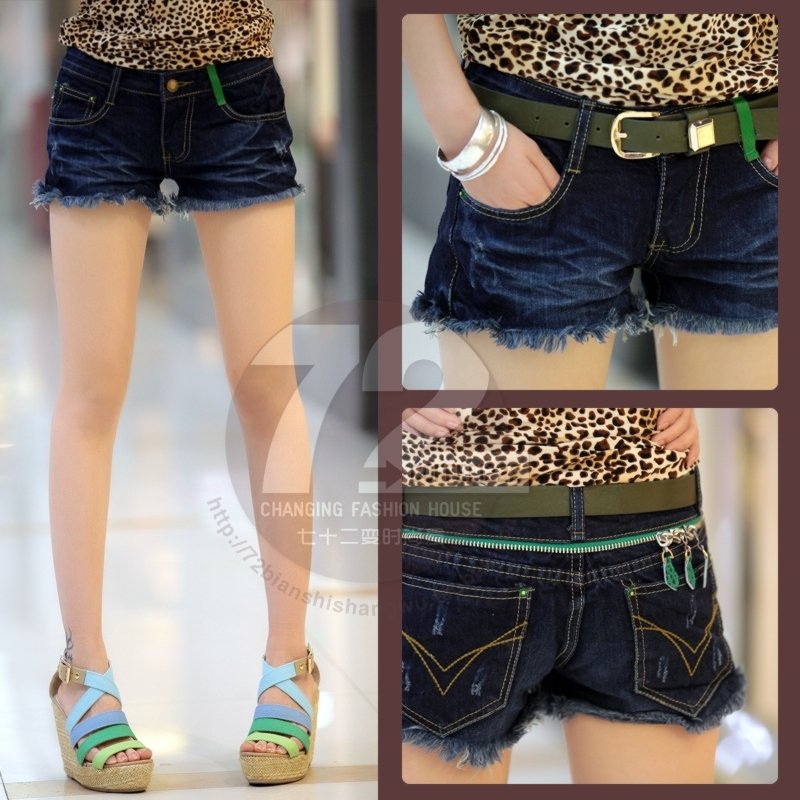 Yx302 shorts pants spring 2012 all-match straight denim shorts