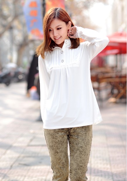 Yzy s105 maternity nursing t-shirt maternity basic t-shirt long-sleeve maternity nursing clothes maternity clothing