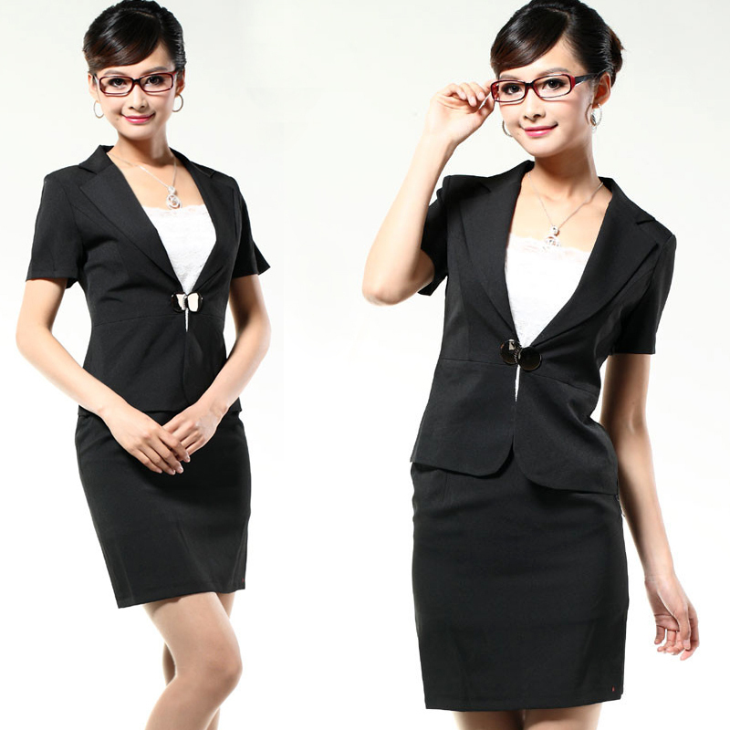 Z107 gold spring new arrival 2011 set dress gentlewomen skirt set formal female
