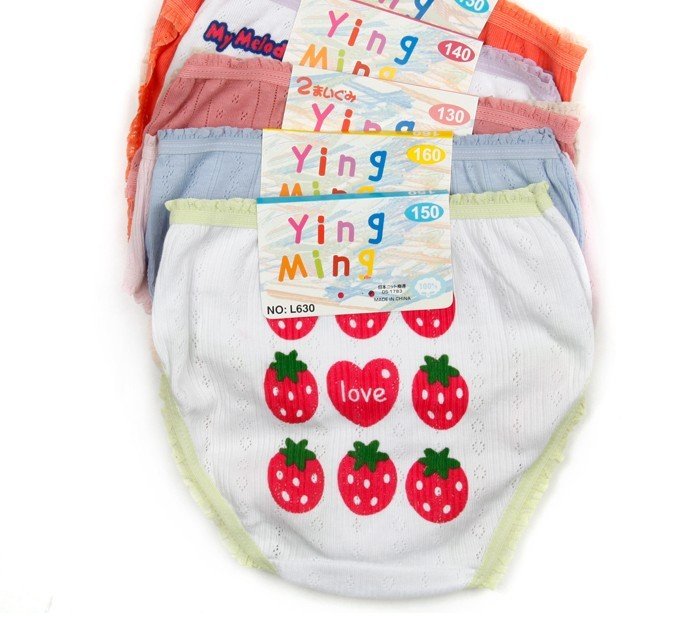 Z8173 baby girls underwears  childrens cotton underwears  fit 1-5yrs 24pcs/lot more cute  colour  Random