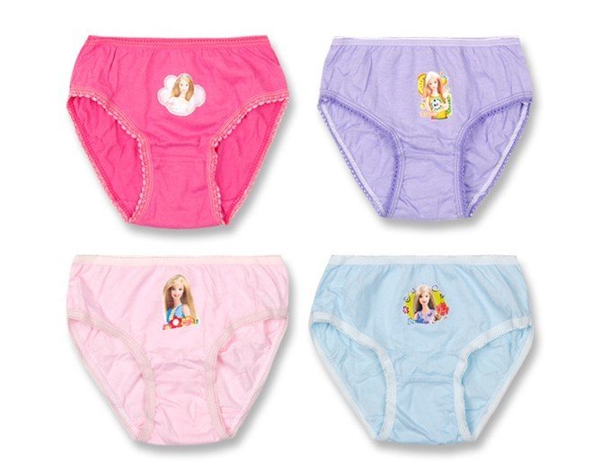Z8181 girls underwears kids cartoon underwears  fit 3-14yrs 36pcs/lot more cute  colour  Random