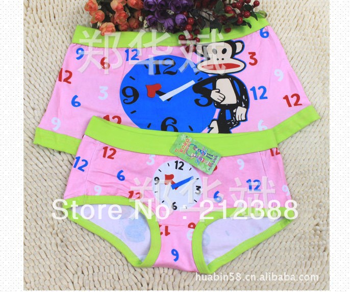 Z961 Fashion cotton and Lycra  material underware for men's and women Disney cute cartoon couple underware good quanlity