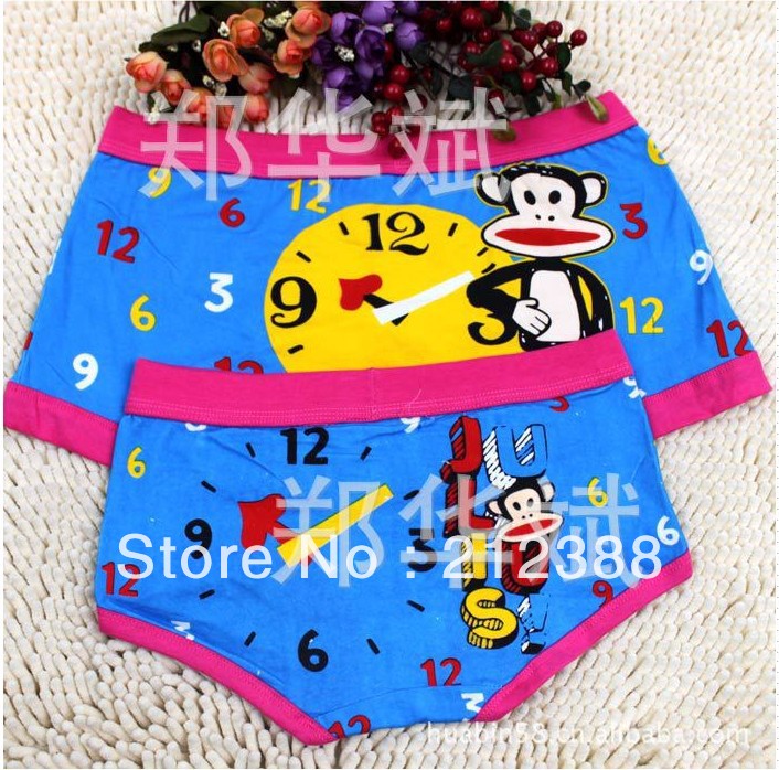 Z961 Fashion cotton and Lycra  material underware for men's and women Korean styple Disney cartoon pants couple underware