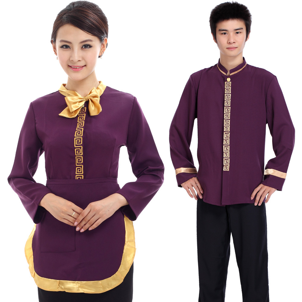 Zangwill long-sleeve female uniform tooling aprons work wear autumn and winter