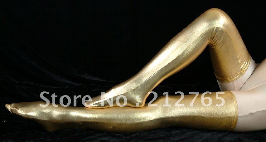 Zentai One Piece Shaper Gold Gel Stockinets TT22